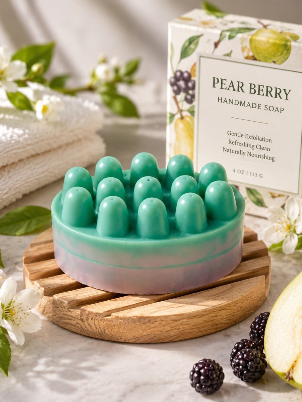 Pearberry Shea Massage Soap Bar